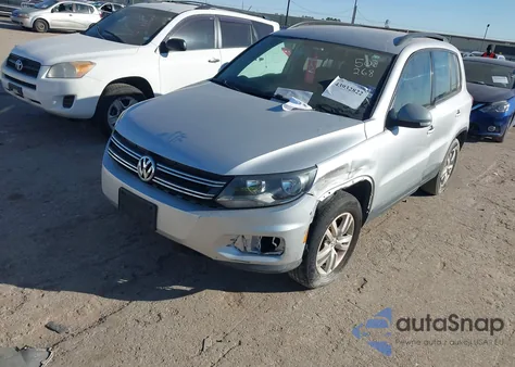 2015 Volkswagen Tiguan S из США, поврежденный, VIN WVGAV7AX8FW503268